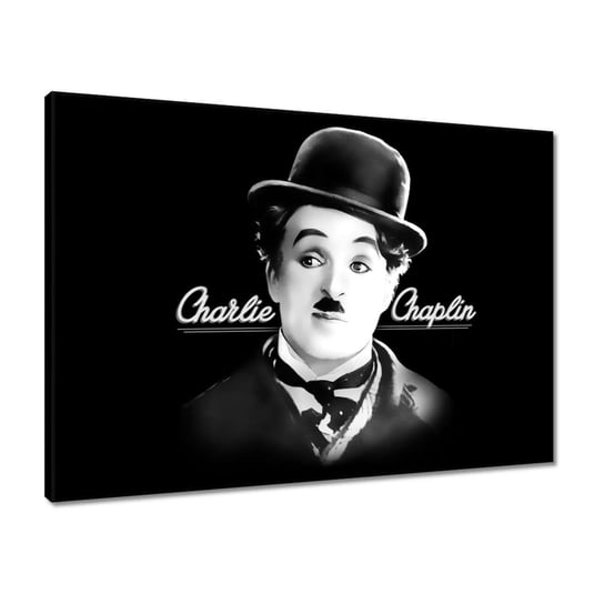 Obraz 70x50 Charlie Chaplin Kapelusz ZeSmakiem