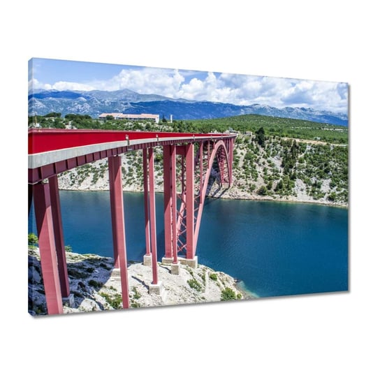 Obraz 70x50 Chorwacja Maslenica Most ZeSmakiem