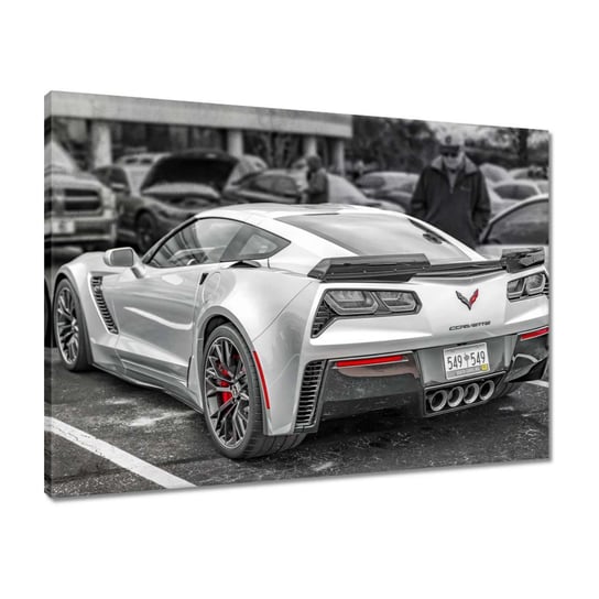Obraz 70x50 Corvette Sport Car ZeSmakiem