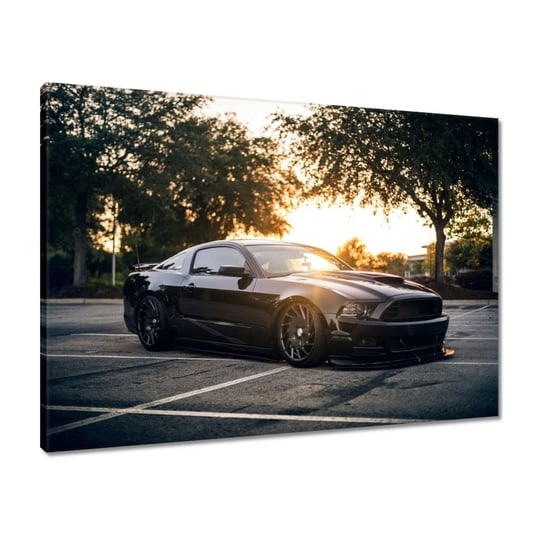 Obraz 70x50 Czarna bestia Mustang ZeSmakiem