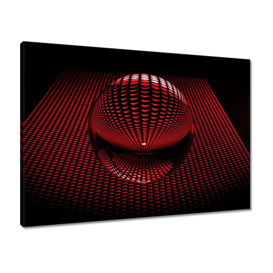 Obraz 70x50 Czerwona kula Disco ZeSmakiem