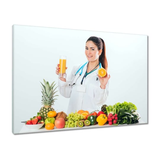 Obraz 70x50 Dietetyk wśród owoców ZeSmakiem