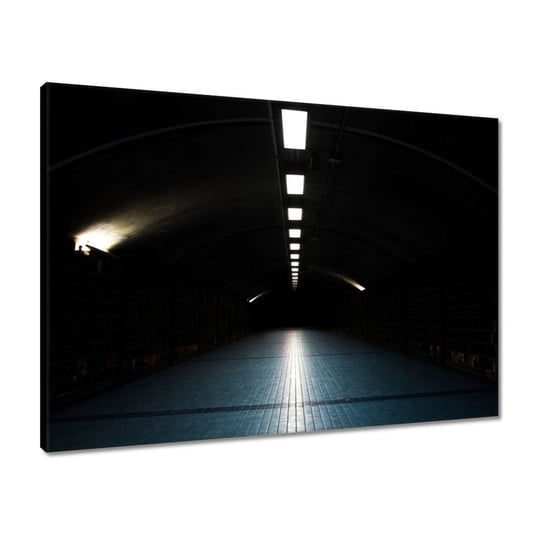 Obraz 70x50 Droga Tunel Lampy ZeSmakiem