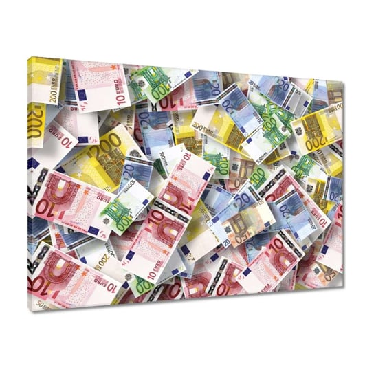 Obraz 70x50 Dużo pieniędzy Kasa EURO ZeSmakiem