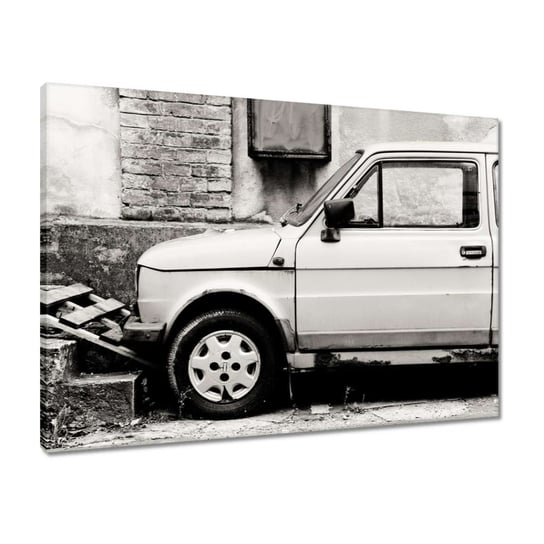 Obraz 70x50 Fiat 126p do renowacji ZeSmakiem