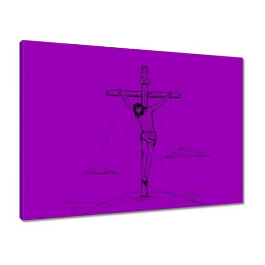 Obraz 70x50 Jezus Chrystus na Krzyżu ZeSmakiem