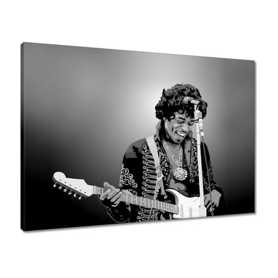 Obraz 70x50 Jimi Hendrix Gitara Rock ZeSmakiem