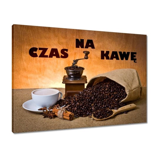Obraz 70x50 Kawa Czas na kawę ZeSmakiem
