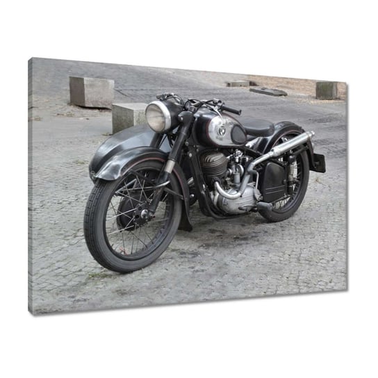 Obraz 70x50 Klasyczny motocykl Motor ZeSmakiem