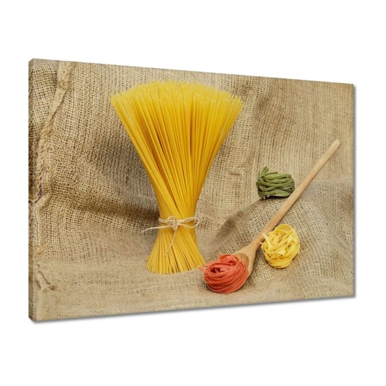 Obraz 70x50 Kolorowy makaron wegański ZeSmakiem
