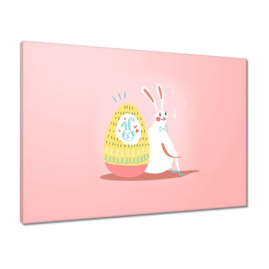 Obraz 70x50 Królik Zając Wielkanoc ZeSmakiem