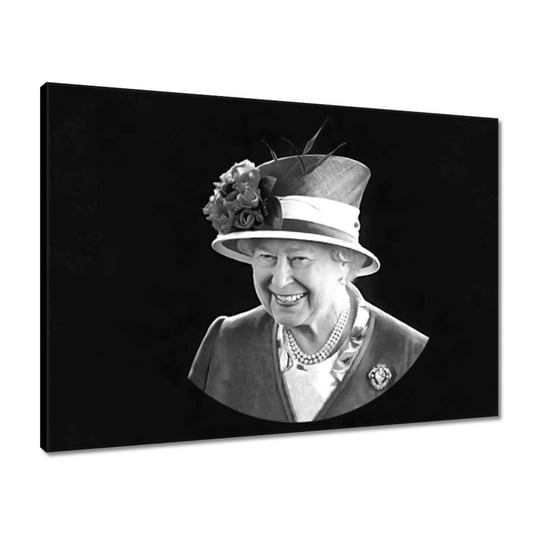 Obraz 70x50 Królowa Anglii Elżbieta 2 ZeSmakiem