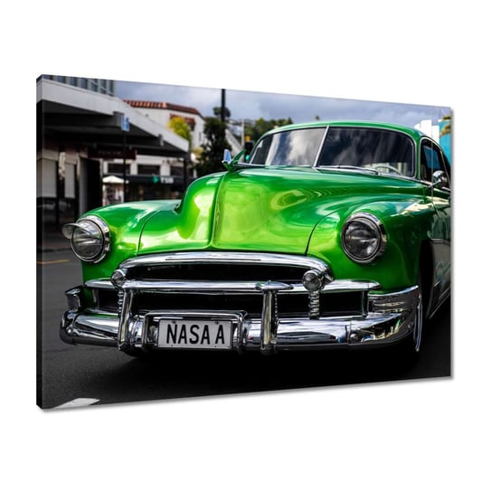 Obraz 70x50 Kubańskie samochody Kuba ZeSmakiem