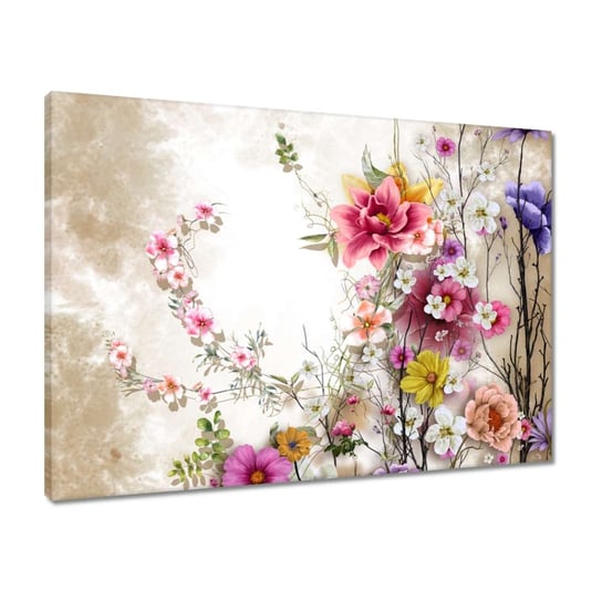 Obraz 70x50 Kwiatowa kompozycja Kwiat ZeSmakiem