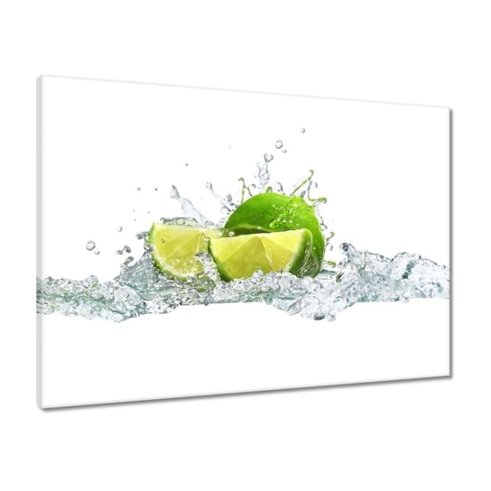 Obraz 70x50 Limonka chlupiąca Woda ZeSmakiem