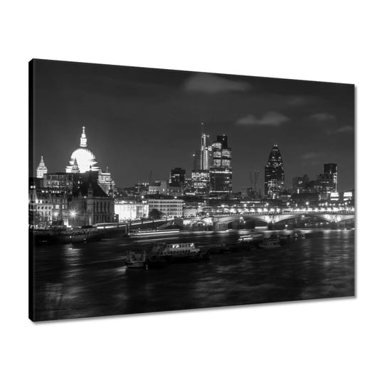 Obraz 70x50 Londyński nocny pejzaż ZeSmakiem