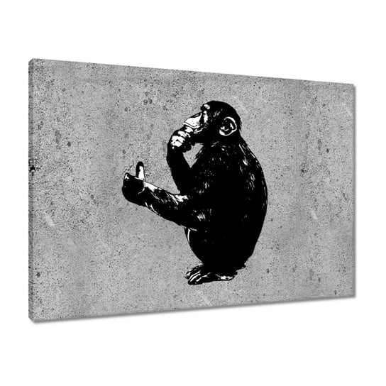 Obraz 70x50 Mądra małpa Lubi to Like ZeSmakiem