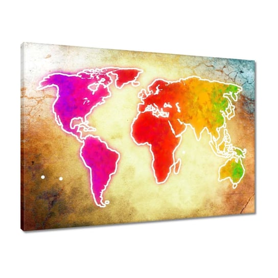 Obraz 70x50 Mapa świata ZeSmakiem