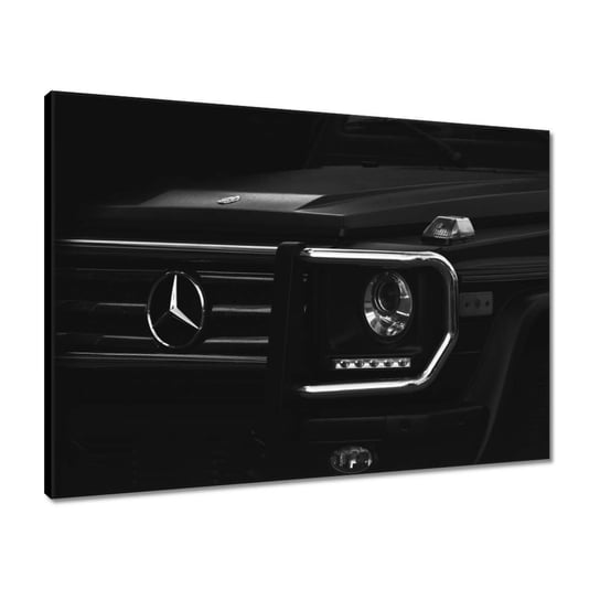 Obraz 70x50 Mercedes czarny Terenowy ZeSmakiem