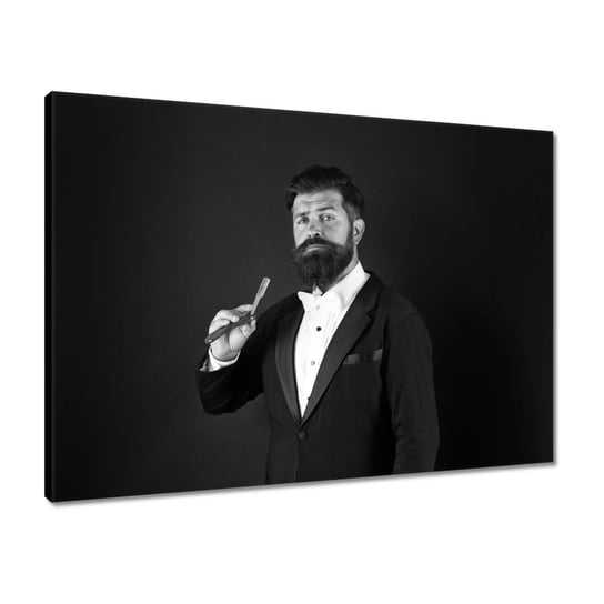 Obraz 70x50 Mężczyzna z długim wąsem ZeSmakiem