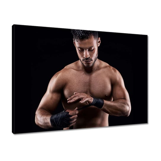 Obraz 70x50 Młody mężczyzna bokser ZeSmakiem