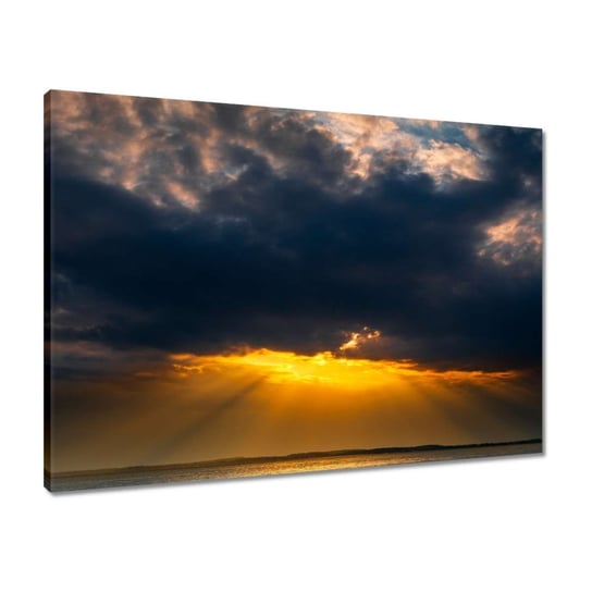 Obraz 70x50 Morze Chmury Słońca ZeSmakiem