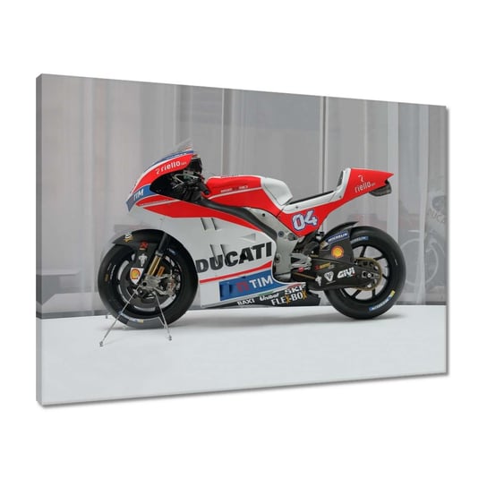 Obraz 70x50 Motocykl Ścigacz Ducati ZeSmakiem