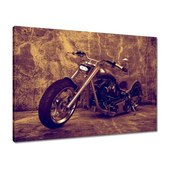 Obraz 70x50 Motocykl w kolorze sepii ZeSmakiem