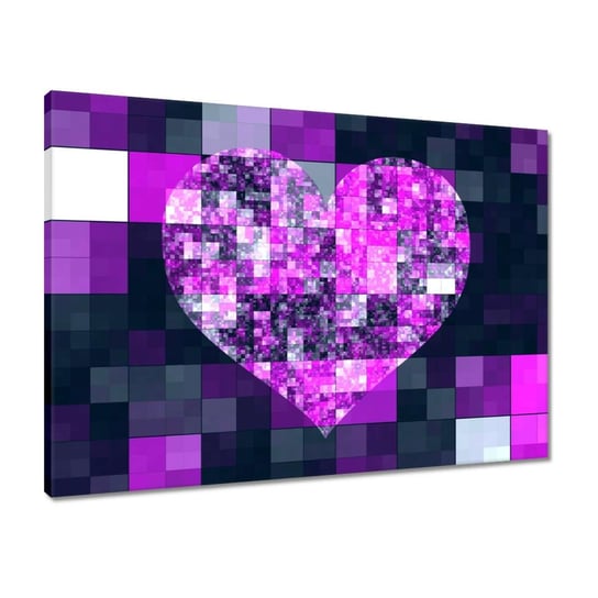 Obraz 70x50 Mozaika w kształcie serca ZeSmakiem