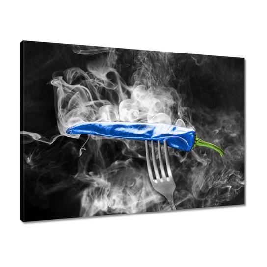 Obraz 70x50 Niebieska moc papryczki ZeSmakiem