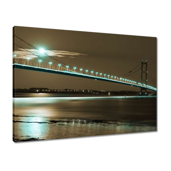 Obraz 70x50 Niebieskie światła mostu ZeSmakiem