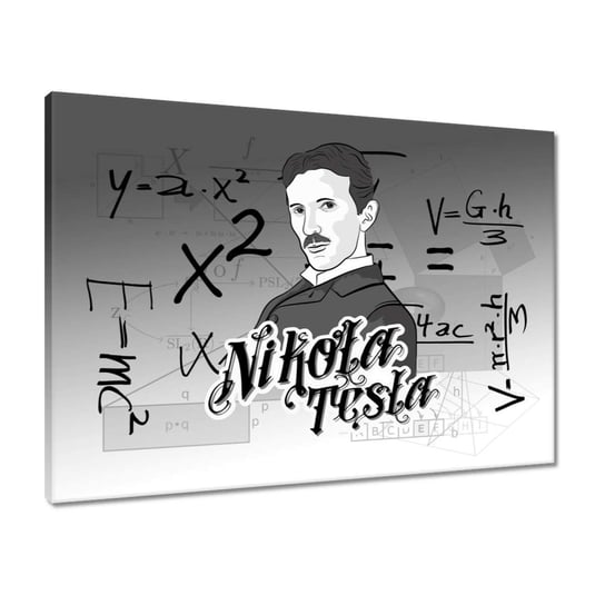 Obraz 70x50 Nikola Tesla wynalazca ZeSmakiem