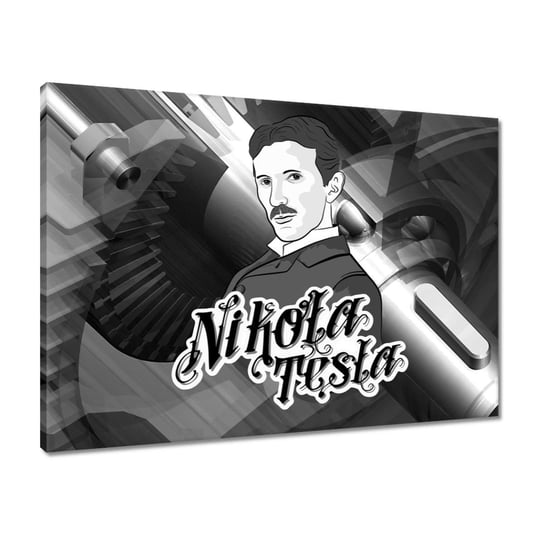 Obraz 70x50 Nikola Tesla wynalazca ZeSmakiem