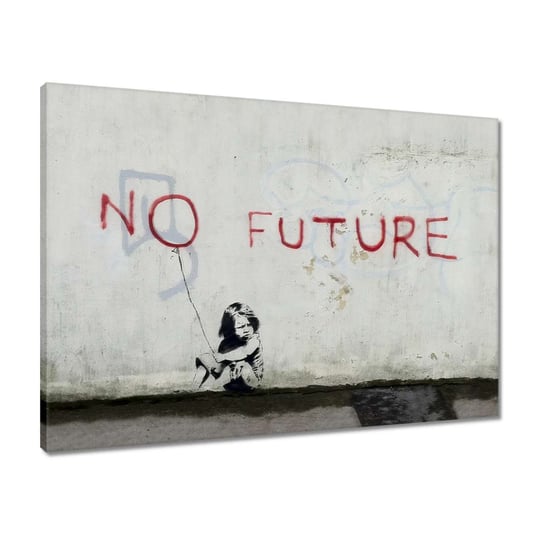 Obraz 70x50 No Future Banksy Grafiti ZeSmakiem
