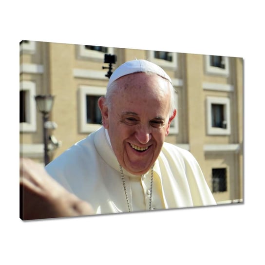 Obraz 70x50 Papież Franciszek Portret ZeSmakiem