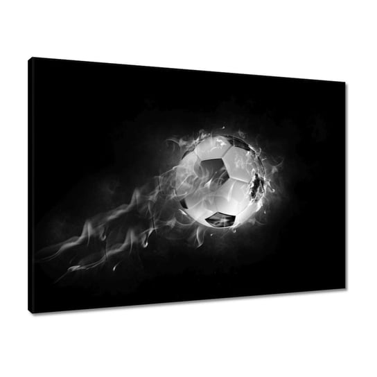 Obraz 70x50 Piłka do nożnej Ogień ZeSmakiem