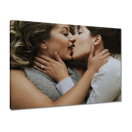 Obraz 70x50 Pocałunek kobiet ZeSmakiem