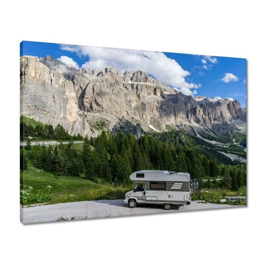 Obraz 70x50 Podróże z kamperem w góry ZeSmakiem