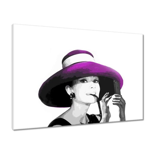 Obraz 70x50 Selfie Audrey Hepburn ZeSmakiem