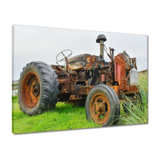 Obraz 70x50 Stary opuszczony traktor ZeSmakiem