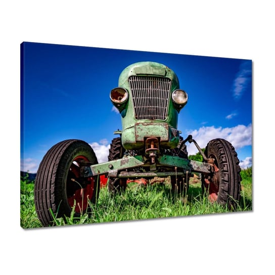 Obraz 70x50 Stary traktor na polanie ZeSmakiem