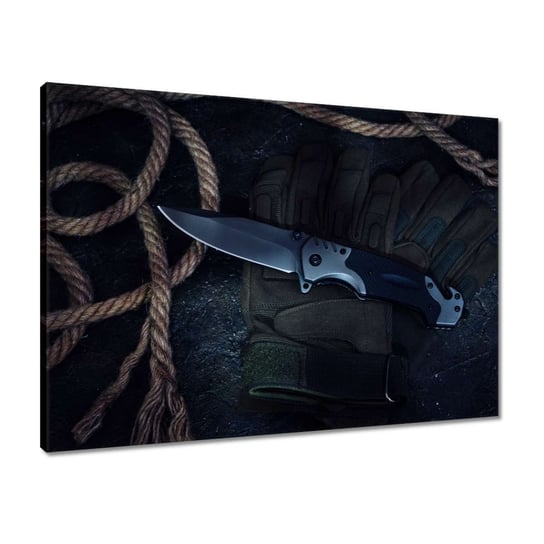 Obraz 70x50 Taktyczny nóż survivalowy ZeSmakiem