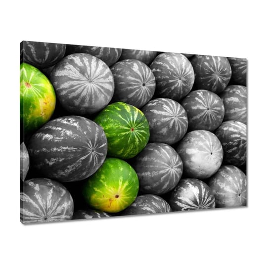 Obraz 70x50 Trzy kolorowe arbuzy ZeSmakiem