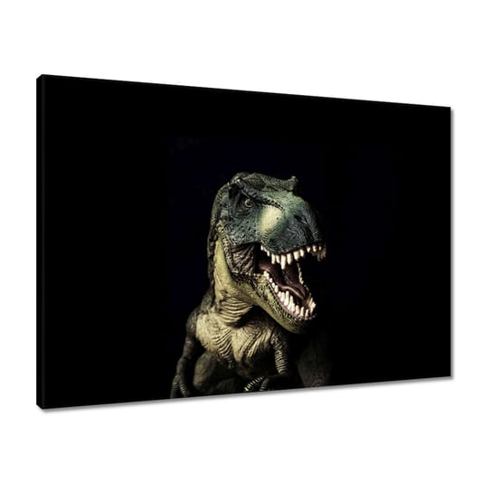 Obraz 70x50 Tyranozaur-t-rex czarny ZeSmakiem