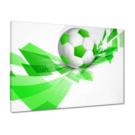 Obraz 70x50 Zielona piłka do nożnej ZeSmakiem