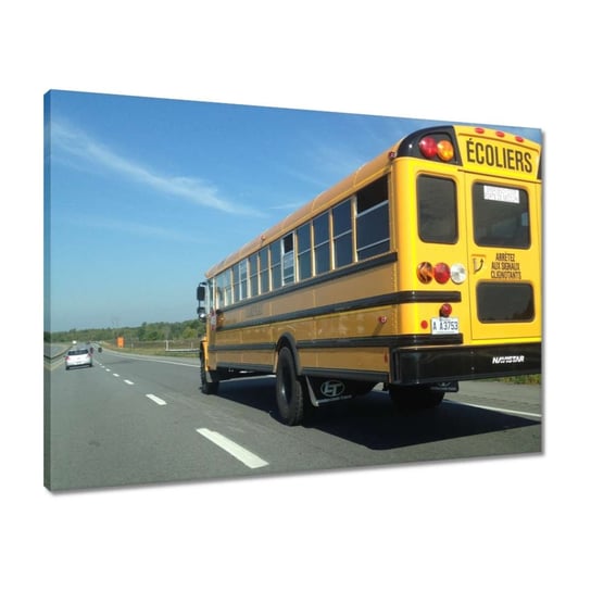 Obraz 70x50 Żółty Schoolbus ZeSmakiem