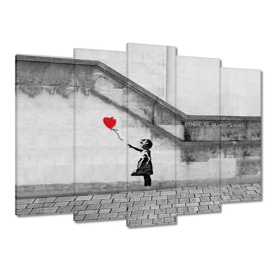 Obraz 70x50cm Dziewczynka z balonikiem ZeSmakiem