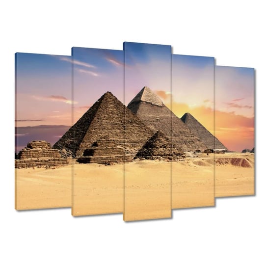 Obraz 70x50cm Piramidy Egipt Krajobraz ZeSmakiem
