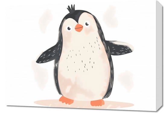 Obraz 70x50cm Radość Małego Pingwinka Inna marka