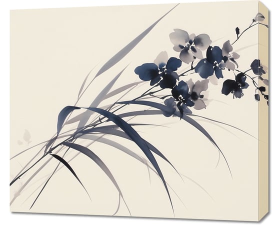 Obraz 70x60cm Orchidea w Sepii Inna marka